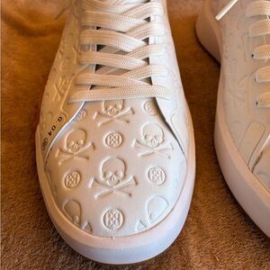 NWT G/FORE G.112 Debossed Skull & Tees Golf Shoes in Snow/Twilight Size 9.5